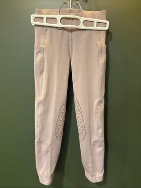 Kids Beige Active Riding Tights
